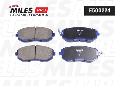 Колодки тормозные передние Miles E500224