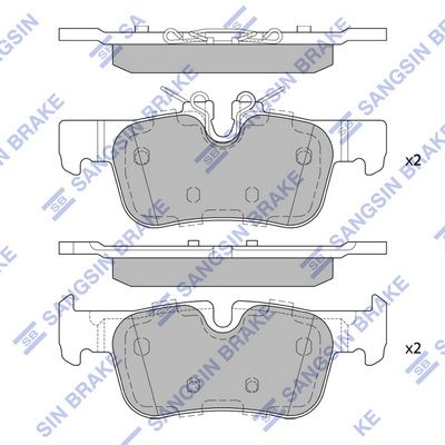 Колодки тормозные задние SANGSIN SP4066
