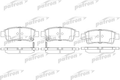 Колодки тормозные дисковые задние PATRON PBP1530