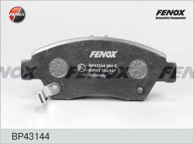 Колодки тормозные передние FENOX BP43144