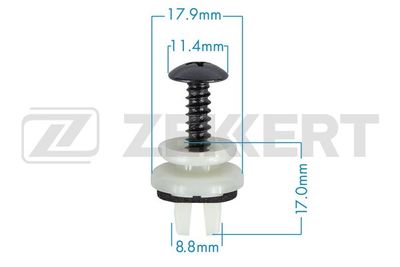 Клипса крепежная Zekkert BE3620