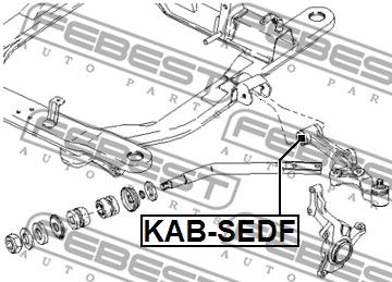 Сайлентблок передней подвески FEBEST KABSEDF