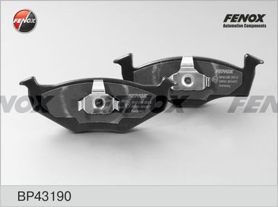 Колодки тормозные дисковые FENOX BP43190