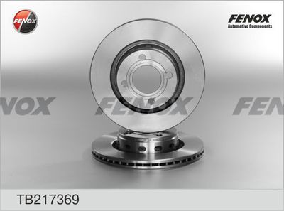 Диск тормозной передний вентилируемый FENOX TB217369