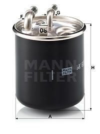 Фильтр топливный MANN-FILTER WK8202X