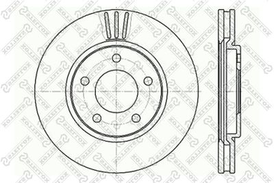 Диск тормозной STELLOX 60209313VSX