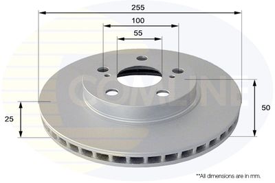 Диск тормозной передний ALLIED NIPPON ADC0101V