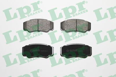 Колодки тормозные дисковые LPR 05P885