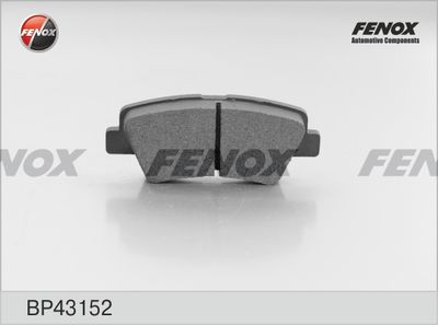 Колодки тормозные задние FENOX BP43152