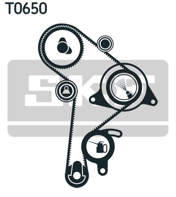 Комплект ремня ГРМ SKF VKMA01014