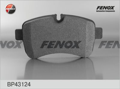 Колодки тормозные дисковые FENOX BP43124