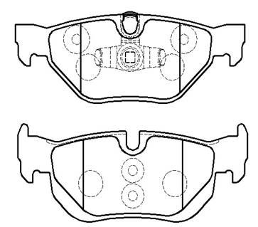 Колодки тормозные дисковые HSB HP9938