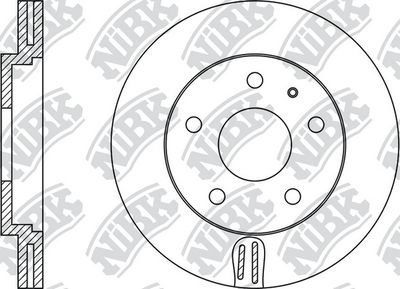 Диск тормозной передний MARSHALL M2000403