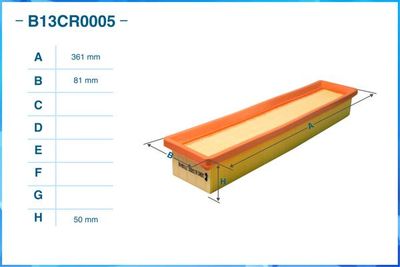 Фильтр воздушный CWORKS B13CR0005