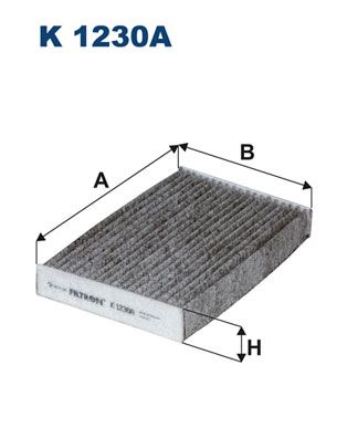 Фильтр салона угольный FILTRON K1230A