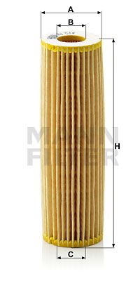 Фильтр масляный MANN-FILTER HU514X