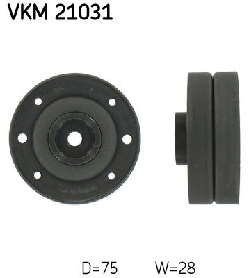 Ролик ремня приводного SKF VKM21031