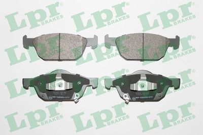 Колодки тормозные дисковые LPR 05P1991