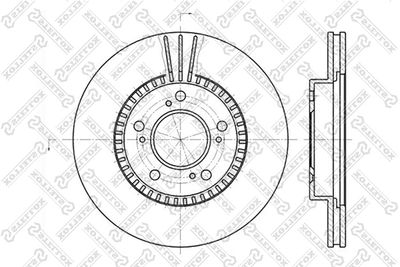 Диск тормозной STELLOX 60202622VSX