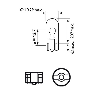 Лампа PHILIPS 13961CP