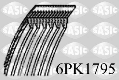 Ремень ручейковый SASIC 6PK1795