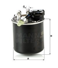 Фильтр топливный MANN-FILTER WK82017