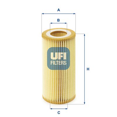 Фильтр масляный UFI 2504000