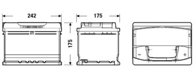 Аккумулятор EXIDE EA612
