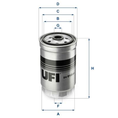 Фильтр топливный UFI 2401200