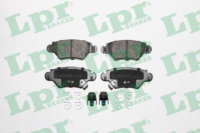 Колодки тормозные задние LPR 05P1227