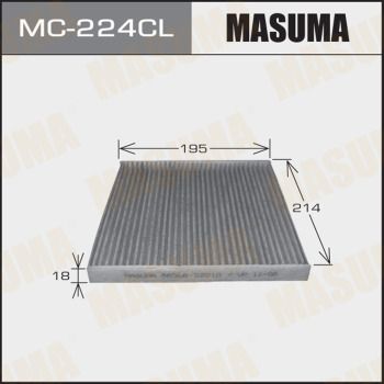 Фильтр салона угольный Masuma MC224CL