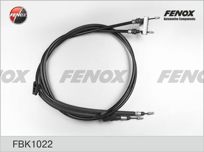 Трос ручного тормоза задний FENOX FBK1022