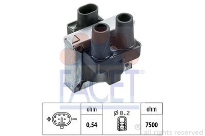 Катушка зажигания FACET 96046