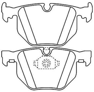 Колодки тормозные дисковые задние AKYOTO AKD0228