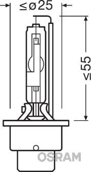 Лампа ксенон OSRAM 66250