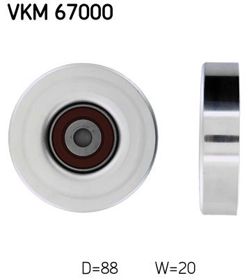Ролик ремня приводного SKF VKM67000