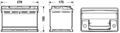 Аккумулятор EXIDE EC700