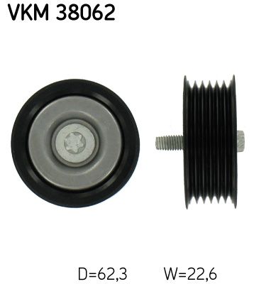 Ролик ремня приводного SKF VKM38062