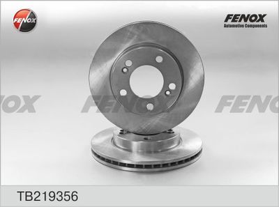 Диск тормозной передний вентилируемый FENOX TB219356