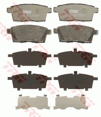 Колодки тормозные задние TRW GDB3472