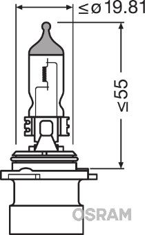 Лампа OSRAM 9006XS