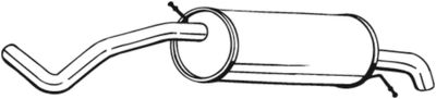 Глушитель задняя часть BOSAL 278231