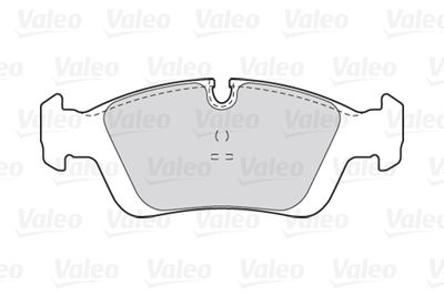 Комплект колодок для дискового тормоза VALEO 301018