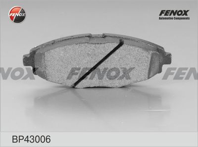 Колодки тормозные дисковые FENOX BP43006