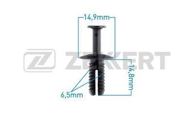 Клипса крепежная Zekkert BE2203