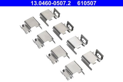 Комплект монтажный тормозных колодок MASTERKIT 77AA437