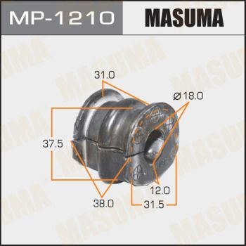 Втулка стабилизатора Masuma MP1210