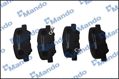 Колодки тормозные дисковые задние Mando MPA17