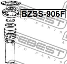 Опора амортизатора переднего FEBEST BZSS906F