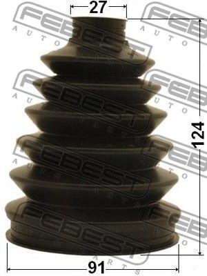 Пыльник ШРУС наружный комплект FEBEST 0317PCL20